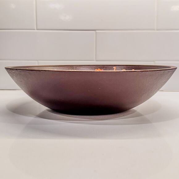 Vintage Hand Painted Oak and Acorn Fall Bowl-Designs by Kathy, Fall Decor-11”H - Picture 3 of 7